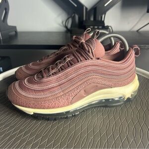 Stylish Women's Sneakers in Maroon and Cream